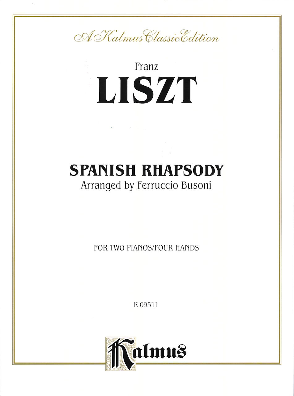 Liszt, Spanish Rhapsody (Busoni) (CPP/Belwin)