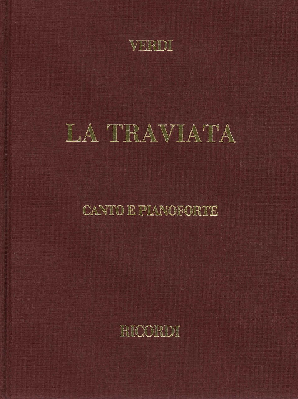 Verdi, Traviata [I] (Cloth) (Ricordi)
