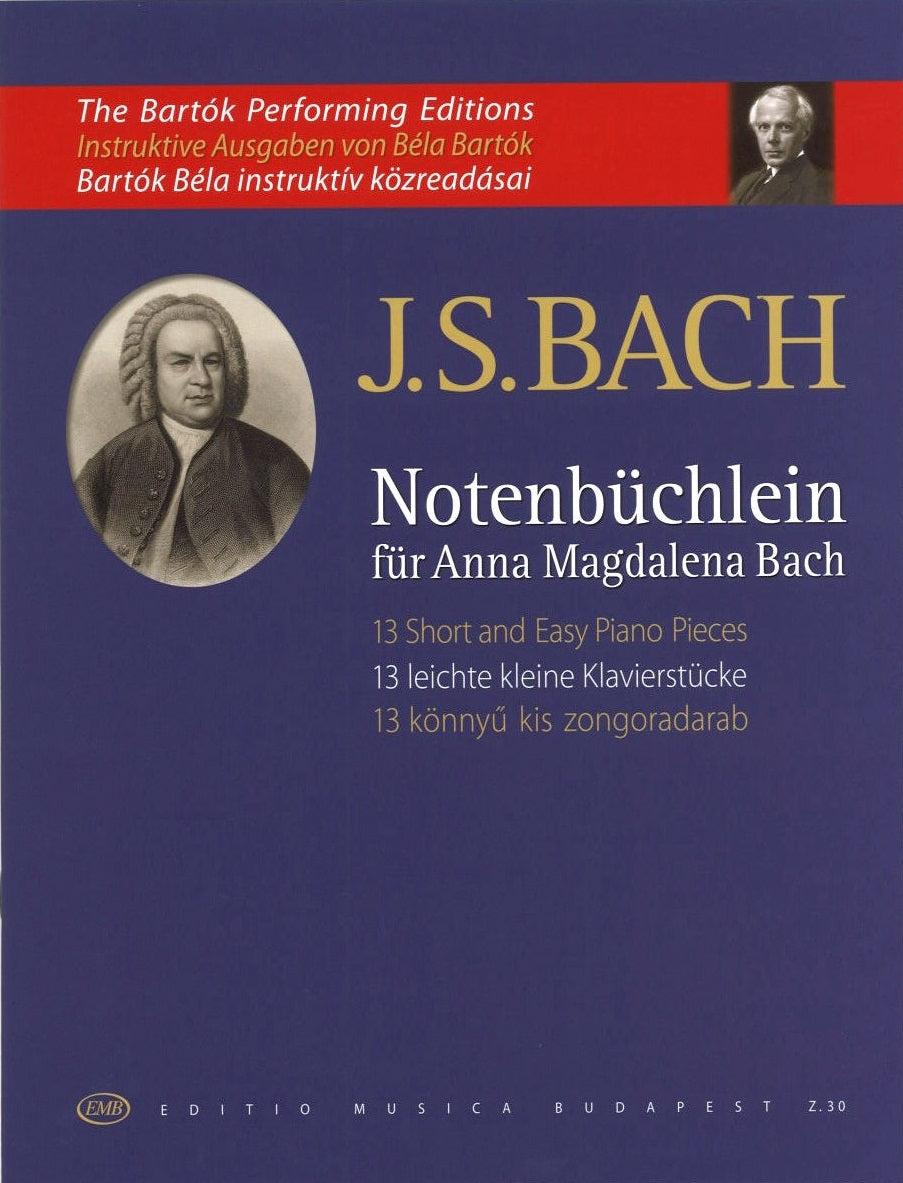 Bach, 13 Pieces fur A.M. Bach (Bartok) (Editio Musica Budapest)