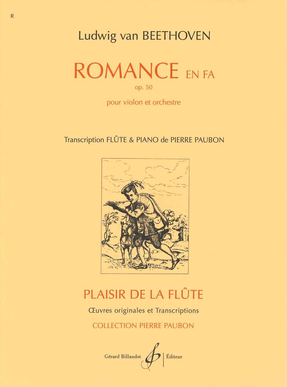Beethoven, Romance op. 50 in F (Paubon) (Billaudot)