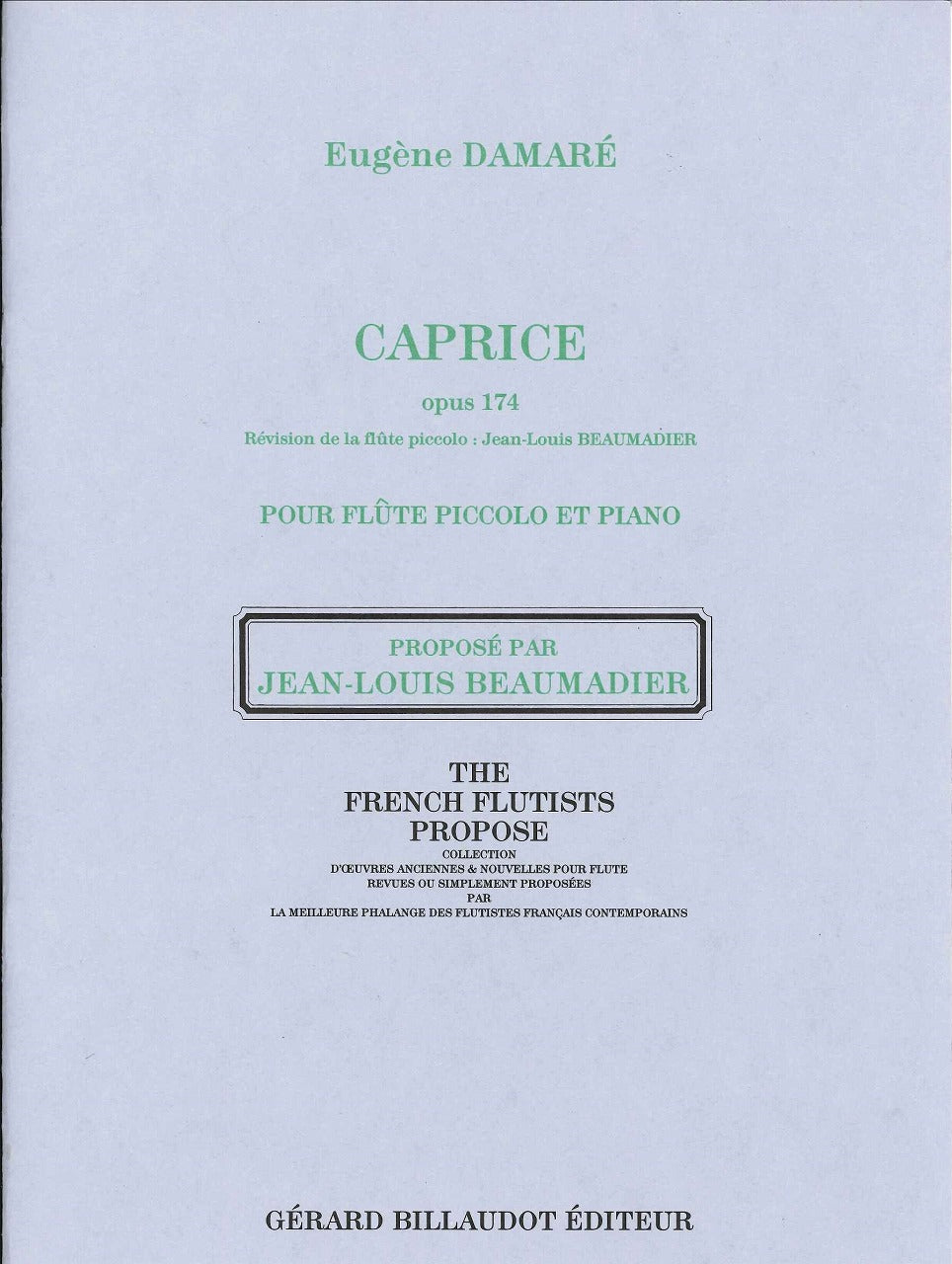 Damare, Caprice op. 174 (Picc,Pf) (Billaudot)