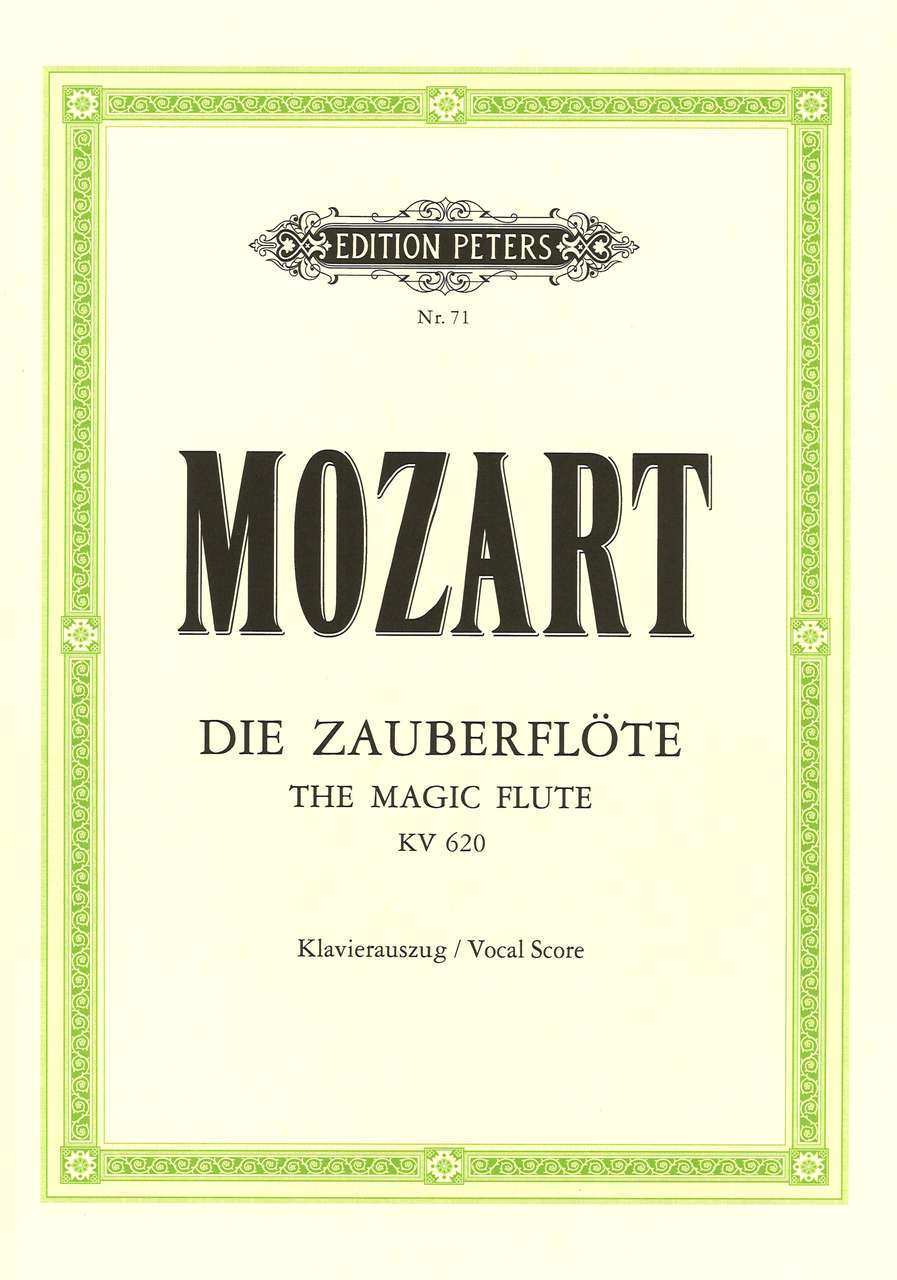 Mozart, KV 620 Zauberflote [G] (Peters)
