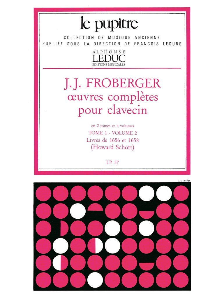 Froberger, Oeuvres Tome 1/Vol.2(LP 57/2) (Heugel)