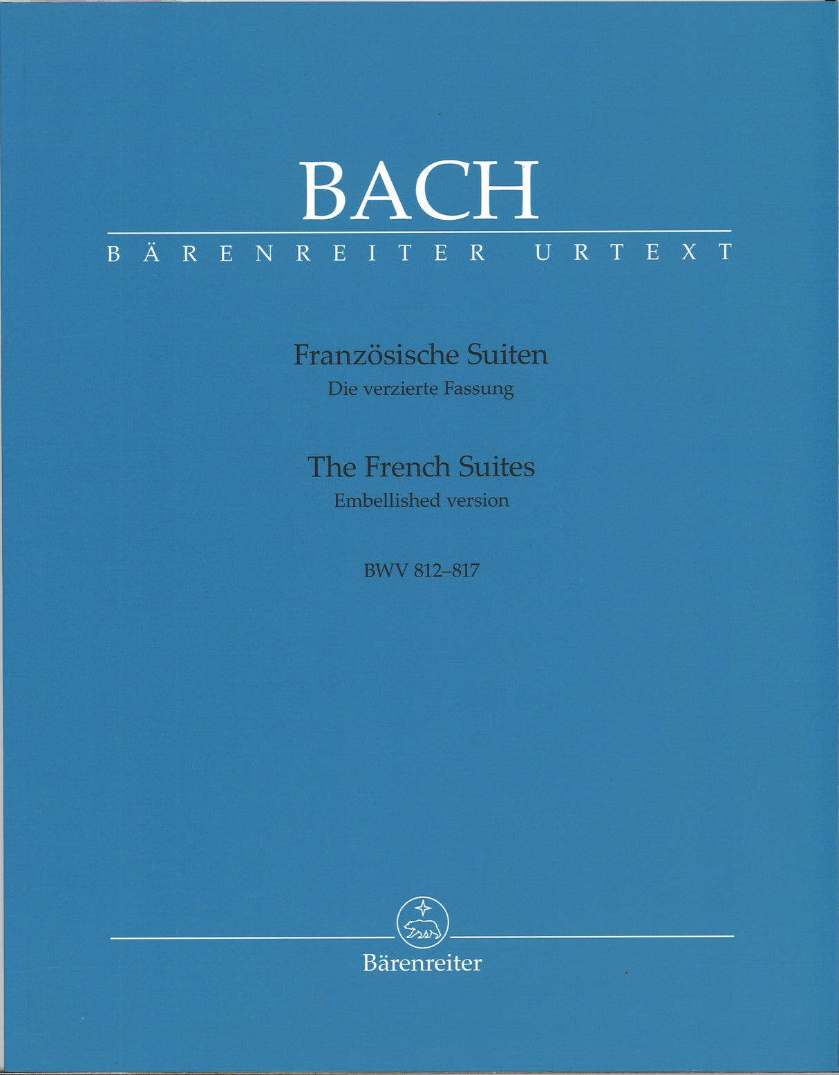 Bach, Franzosische Suiten BWV 812-817 (Barenreiter)