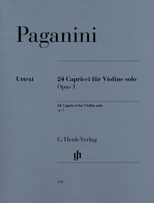 Paganini, Capricci op. 1 (Henle)