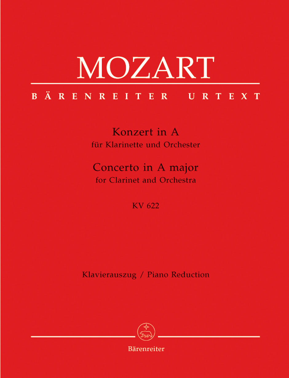 Mozart, Concerto KV 622 in A (Barenreiter)
