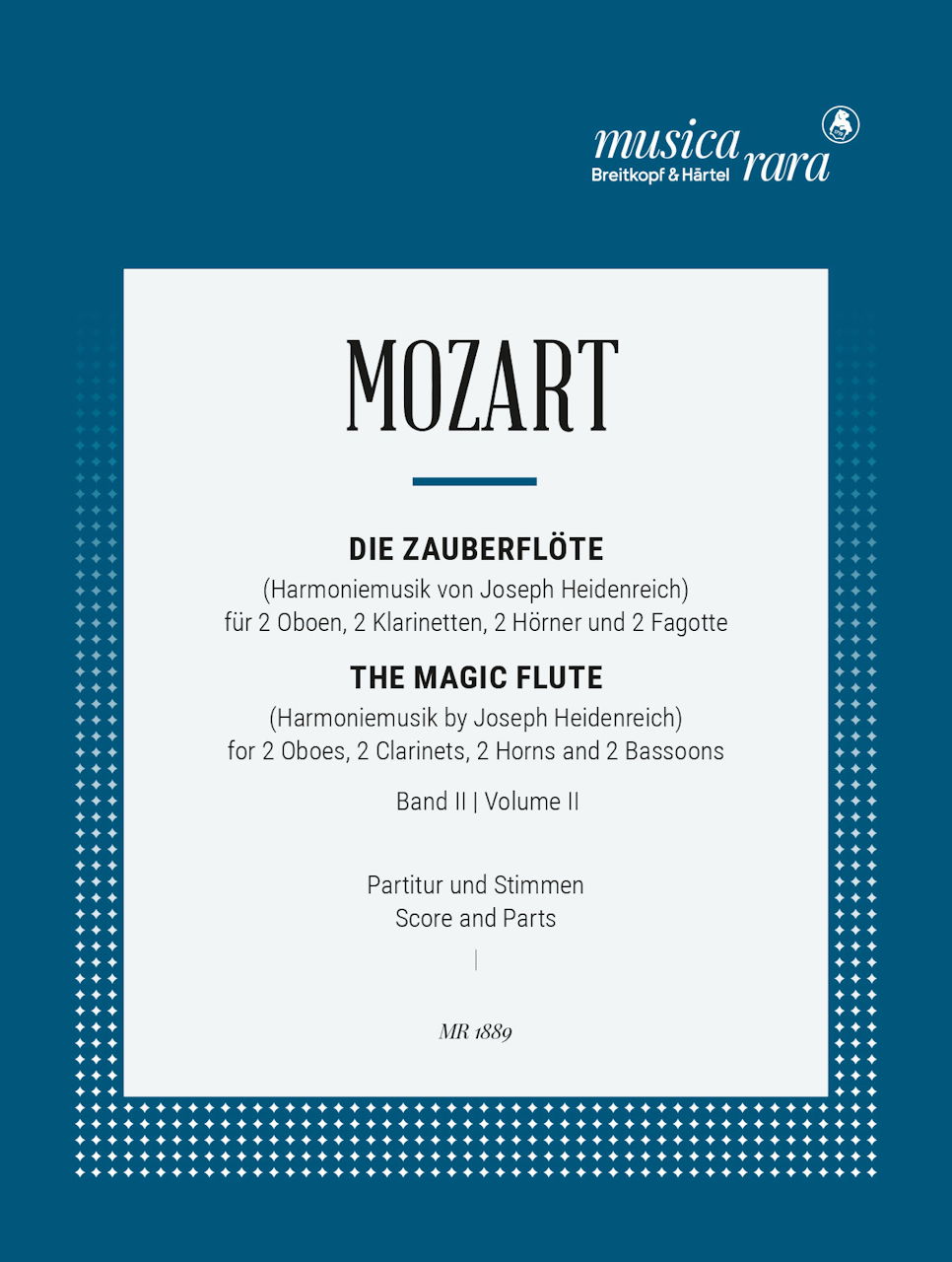 Mozart, Magic Flute 2 (8-Winds) (Musica Rara)