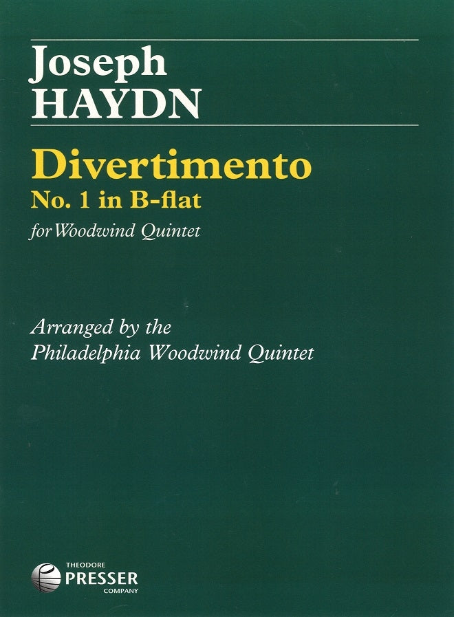Haydn, Divertimeto No. 1 in Bb (Quintet) (Presser)