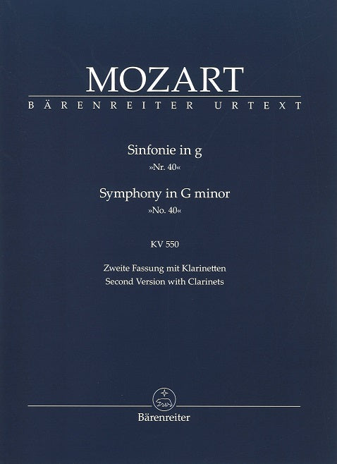 Mozart, Symphony No. 40 in g KV 550 (Barenreiter)