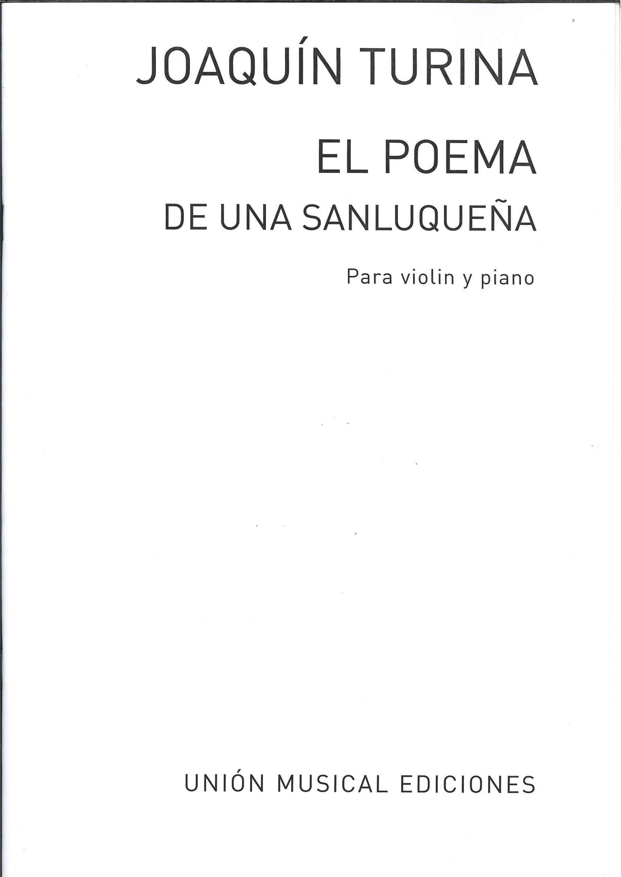 Turina, El poema de una sanluquena (UME)