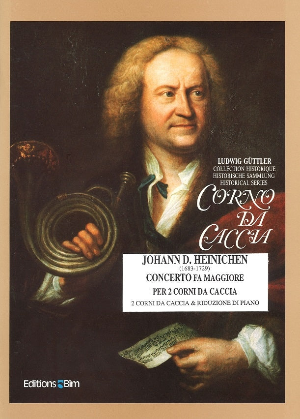 Heinichen, Concerto in F (2Hn,Kbd) (Bim)