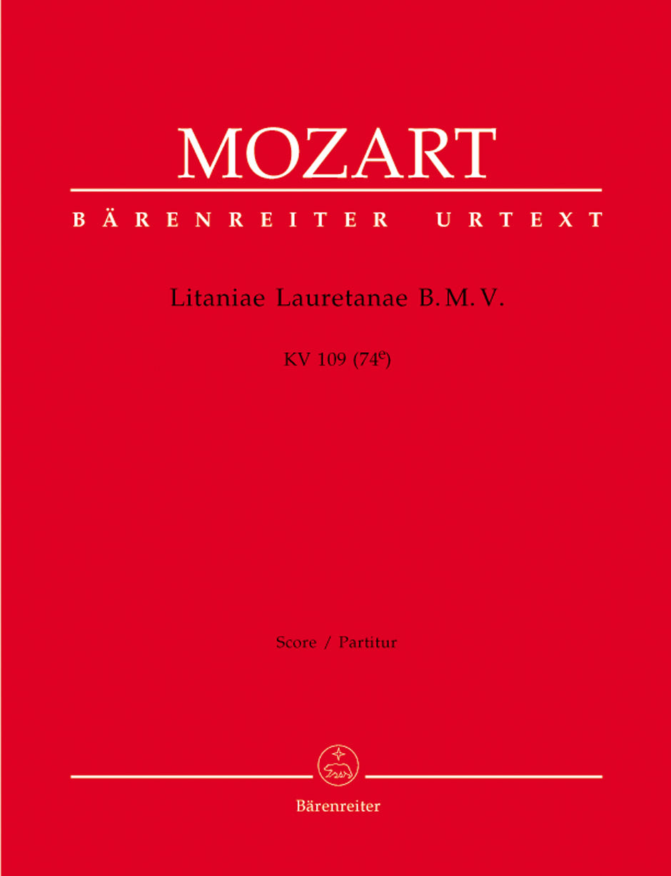 Mozart, Litaniae lauretanae KV 109 (Barenreiter)