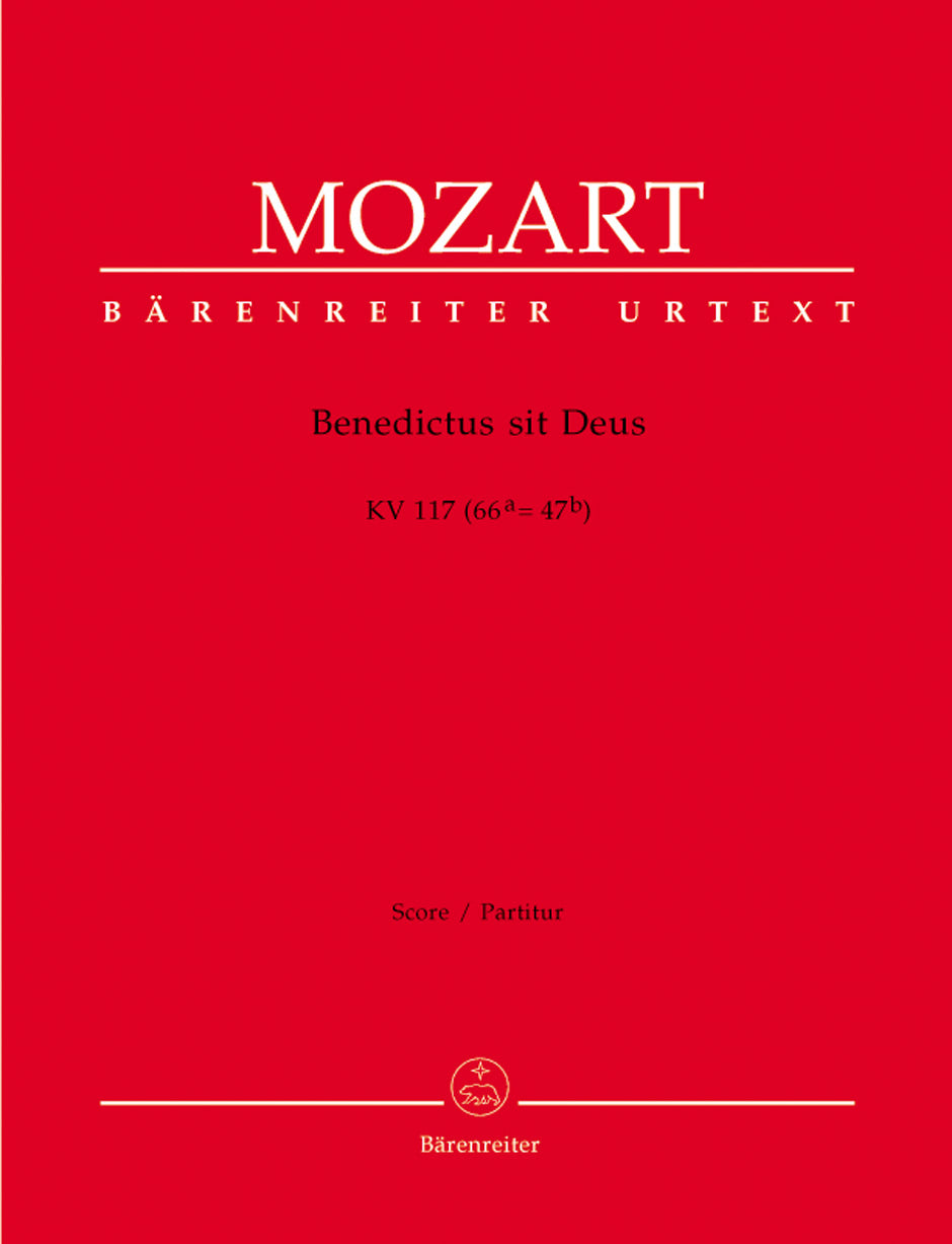Mozart, Benedictus Sit Deus (Partitur) (Barenreiter)