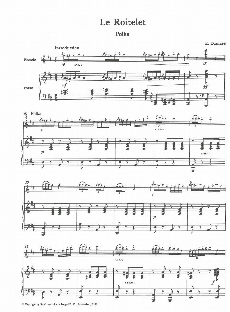 Album for Piccolo & Piano 1 (Broekmans)