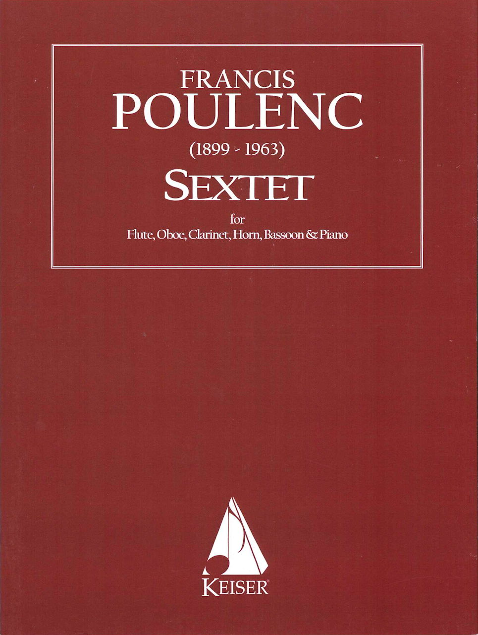 Poulenc, Sextet  (Fl,Ob,Cl,Bn,Hn,Pf) (MMB Music/Lauren Keiser)