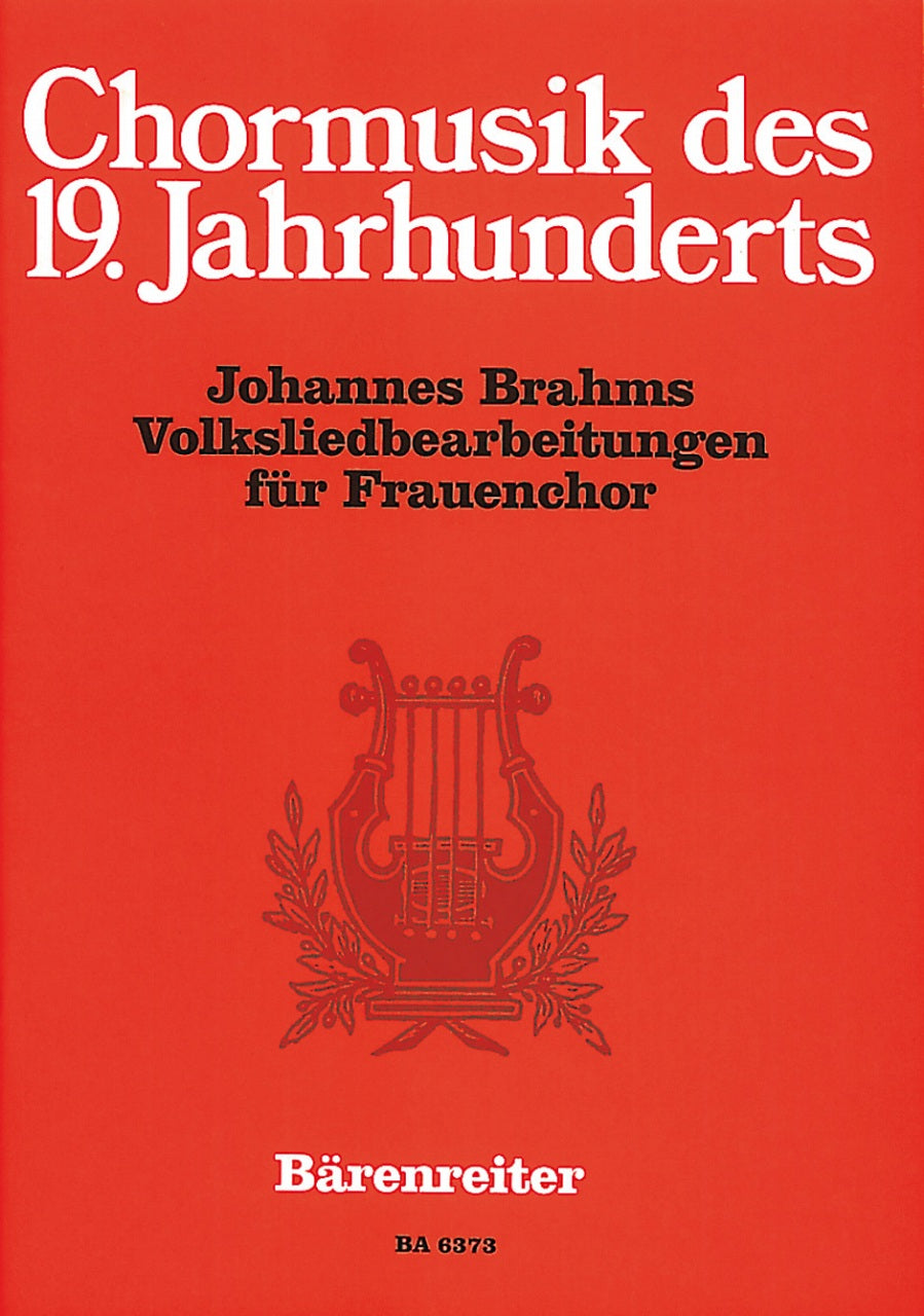 Brahms, Volksliedbearbeitungen (SSAA)[G] (Barenreiter)