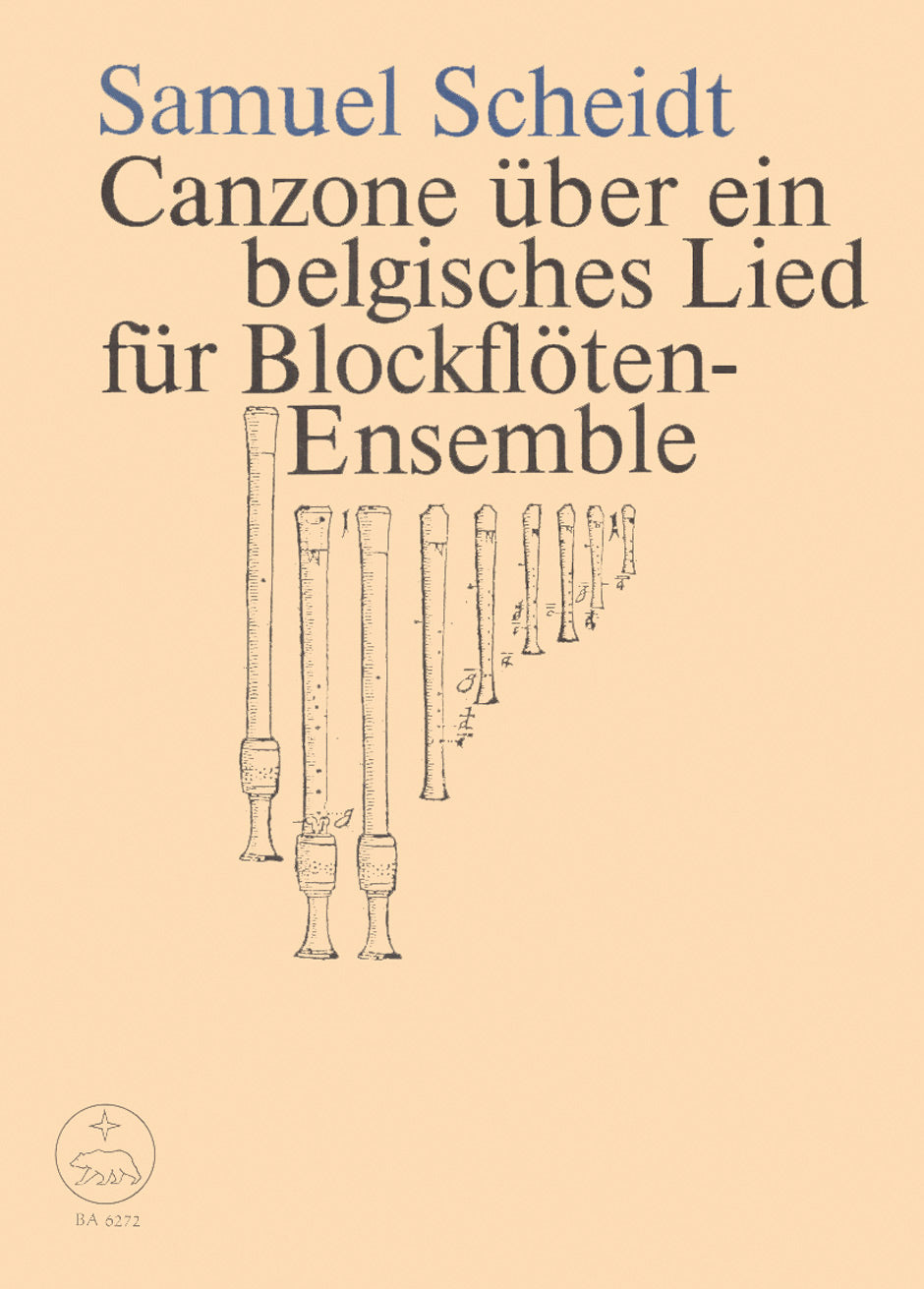 Scheidt, Canzone uber ein Belgisches Lie (Barenreiter)