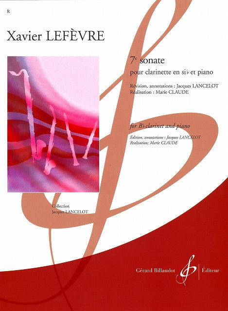 Lefevre, Sonata No. 7 in g (Lancelot) (Billaudot)