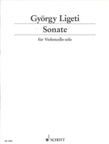 Ligeti, Sonate (Vc Solo) (Schott)