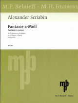 Scriabin,A., Fantasie in a op.posth (Belaieff)