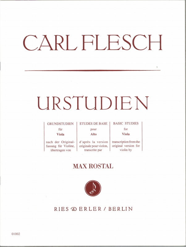 Flesch, Urstudien, fur Viola (Ries & Erler)