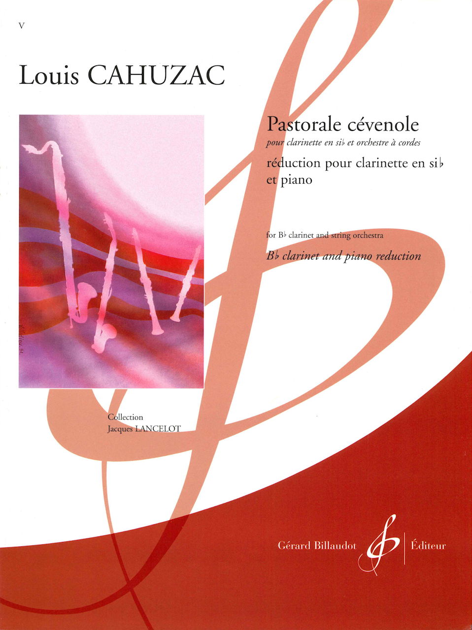 Cahuzac, Pastorale cevenole (Cl,Pf) (Billaudot)