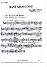 Debussy, 3 Chansons (4Tbn) (Virgo)
