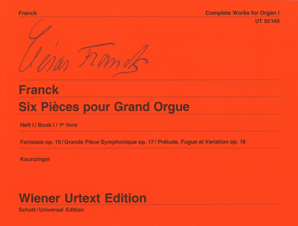 Franck, Complete Works 1: 6 Pieces, 1 (Wiener Urtext Edition)