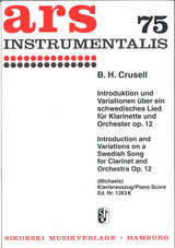 Crusell, Introduction & Var. op. 12 (Sikorski)