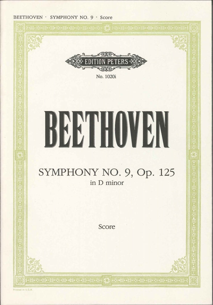 Beethoven, Symphony No. 9 in d, op.125 (Peters)
