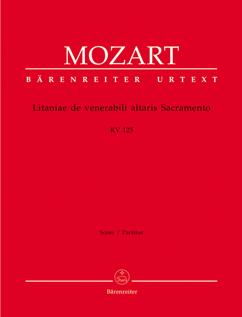 Mozart, Litaniae de Venerabili(Partitur) (Barenreiter)
