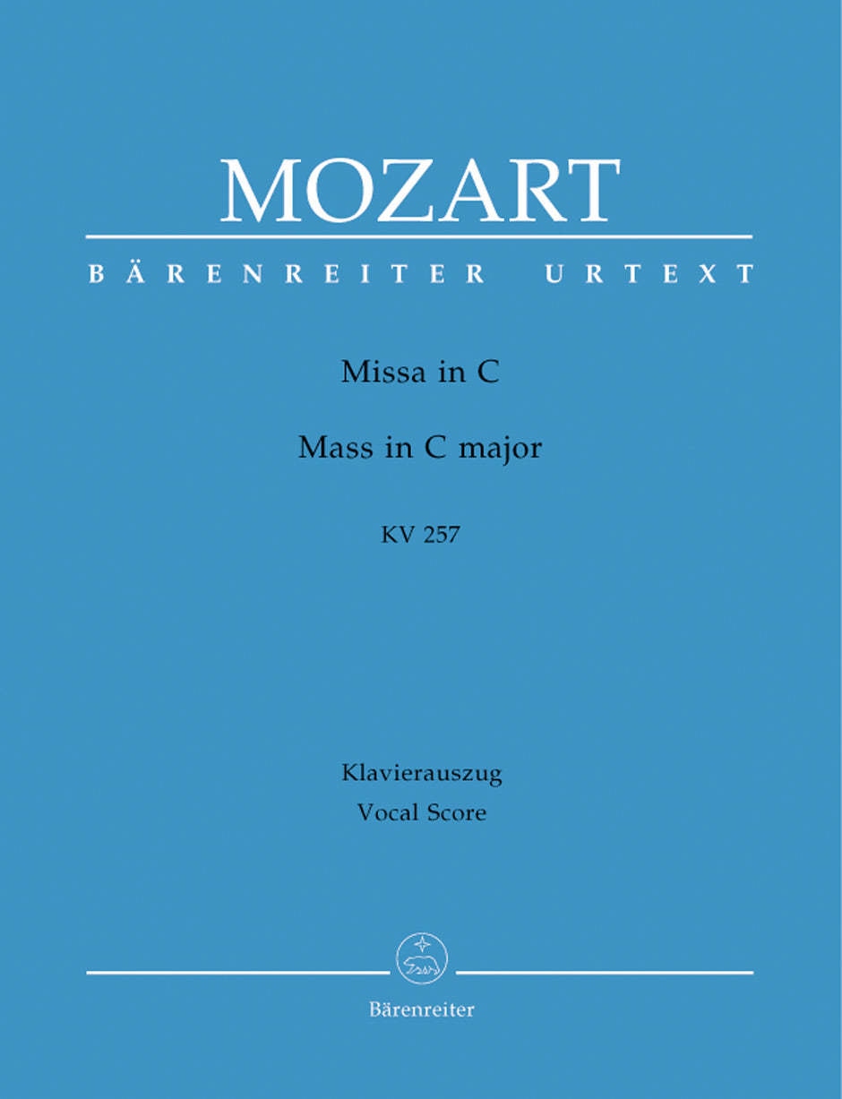 Mozart, Missa KV 257 in C 'Credo-Messe' (Barenreiter)