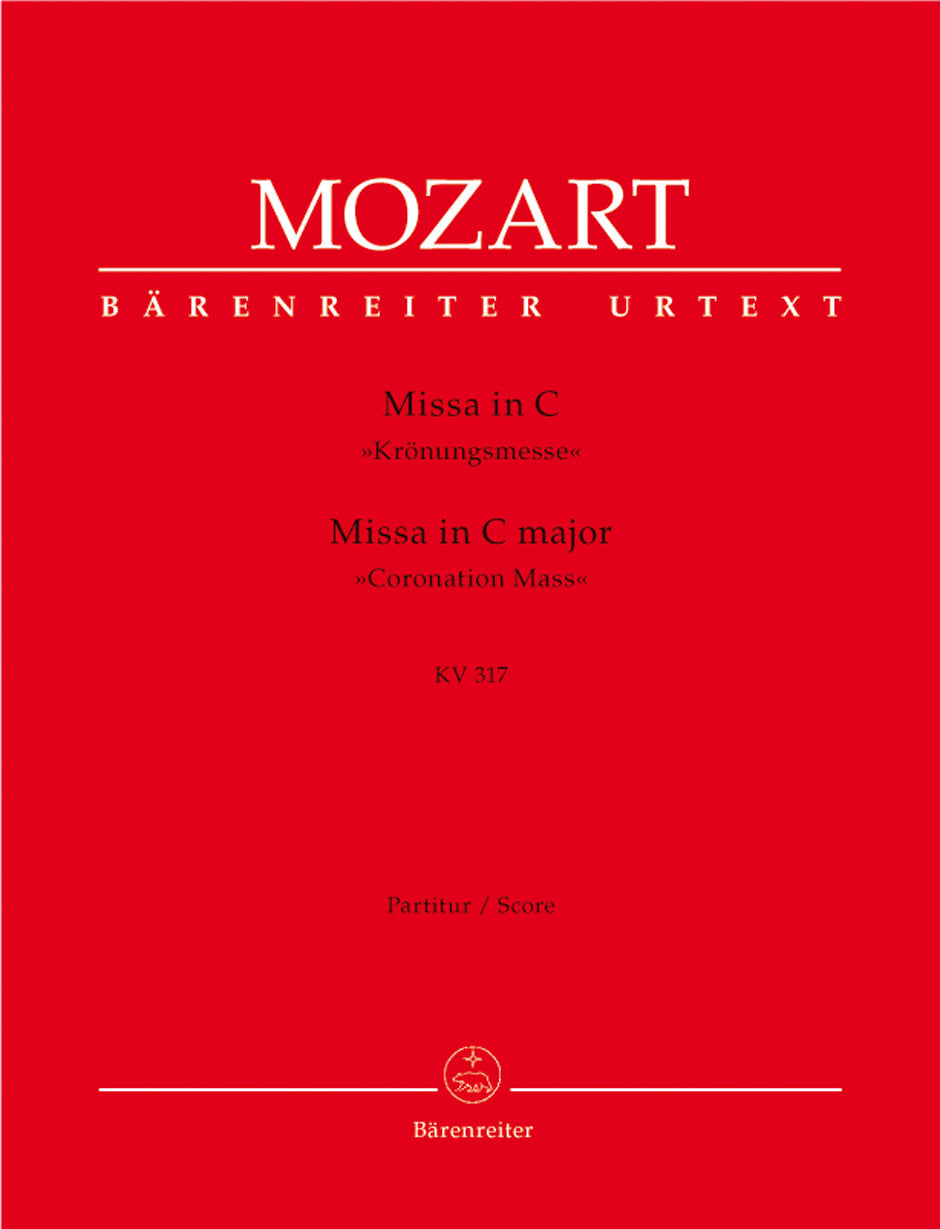 Mozart, Missa KV 317 in C Full Score (Barenreiter)