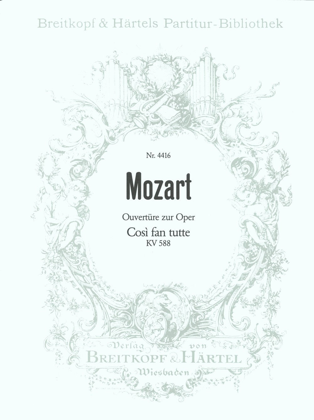 Mozart, Cosi fan tutte Ouverture (Breitkopf)
