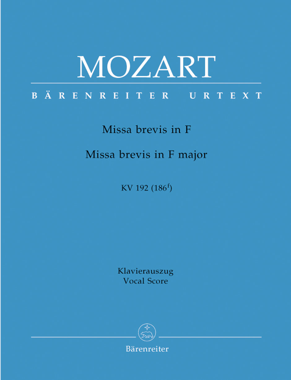 Mozart, Missa brevis KV 192 (Barenreiter)