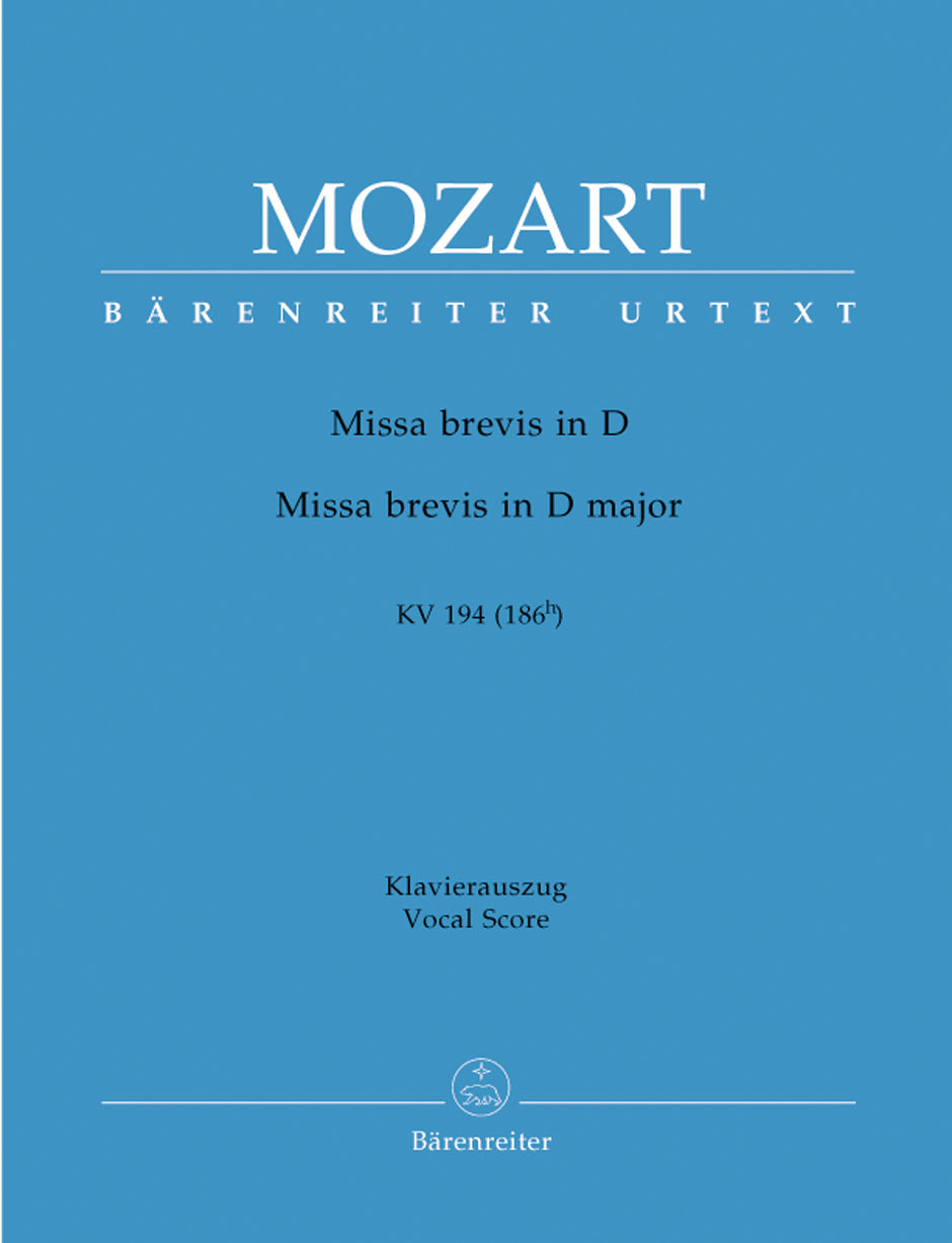 Mozart, Missa brevis KV 194 (Barenreiter)