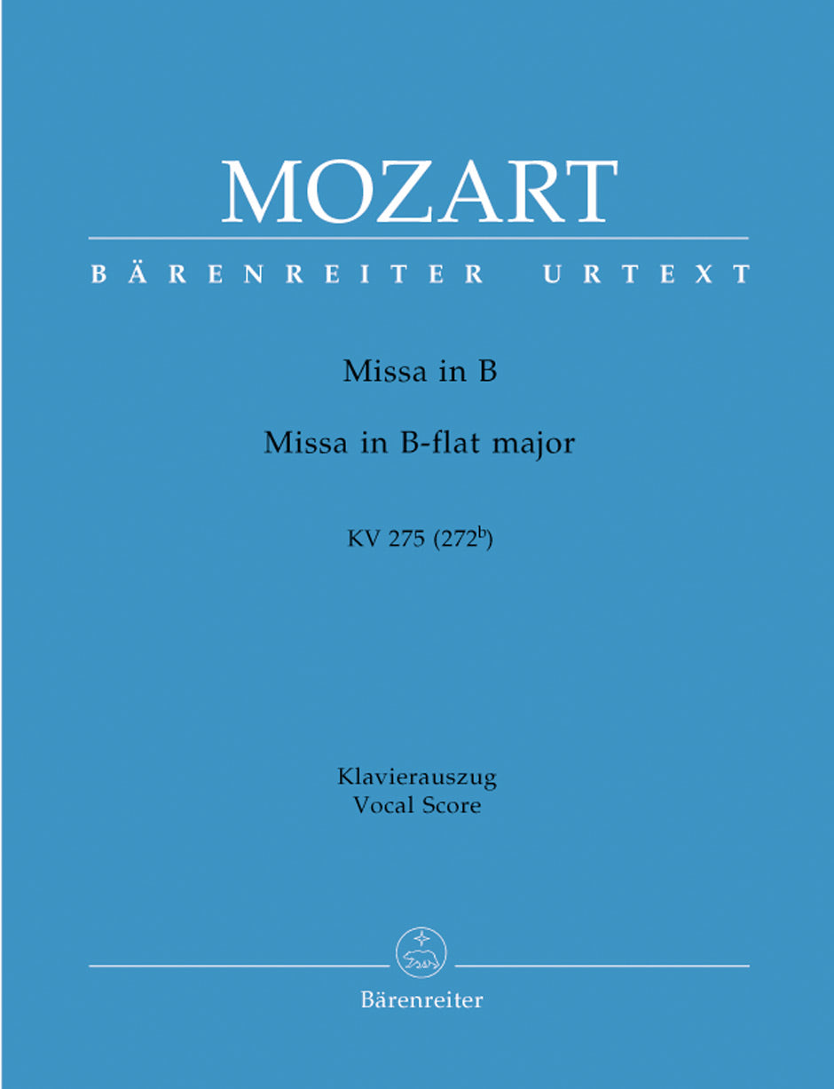 Mozart, Missa brevis KV 275(272b) in Bb (Barenreiter)