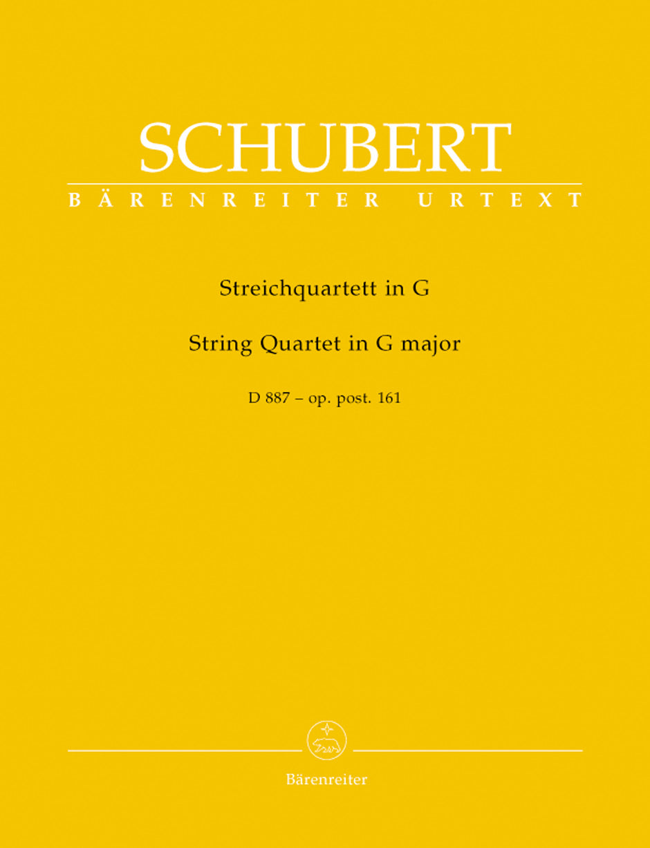 Schubert, String Quartet D 887 in G (Barenreiter)