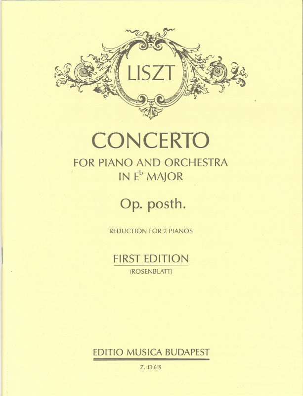 Liszt, Concerto in Eb op. posth (Editio Musica Budapest)
