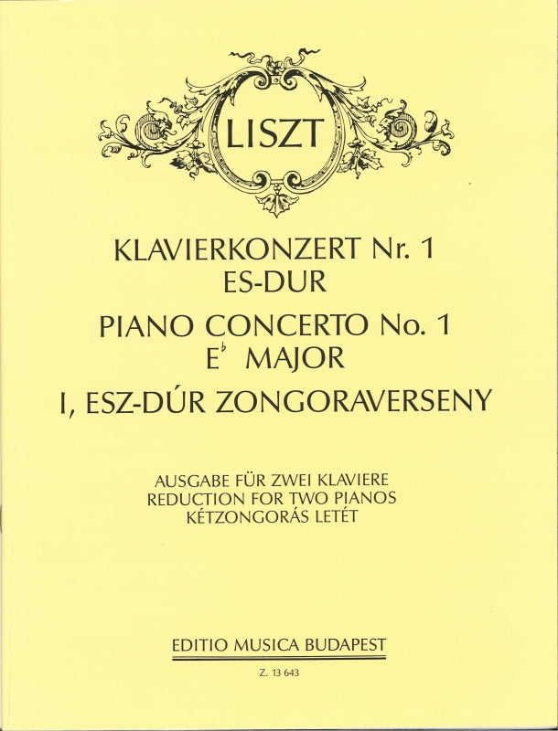 Liszt, Concerto No. 1 in Eb (Rados) (Editio Musica Budapest)