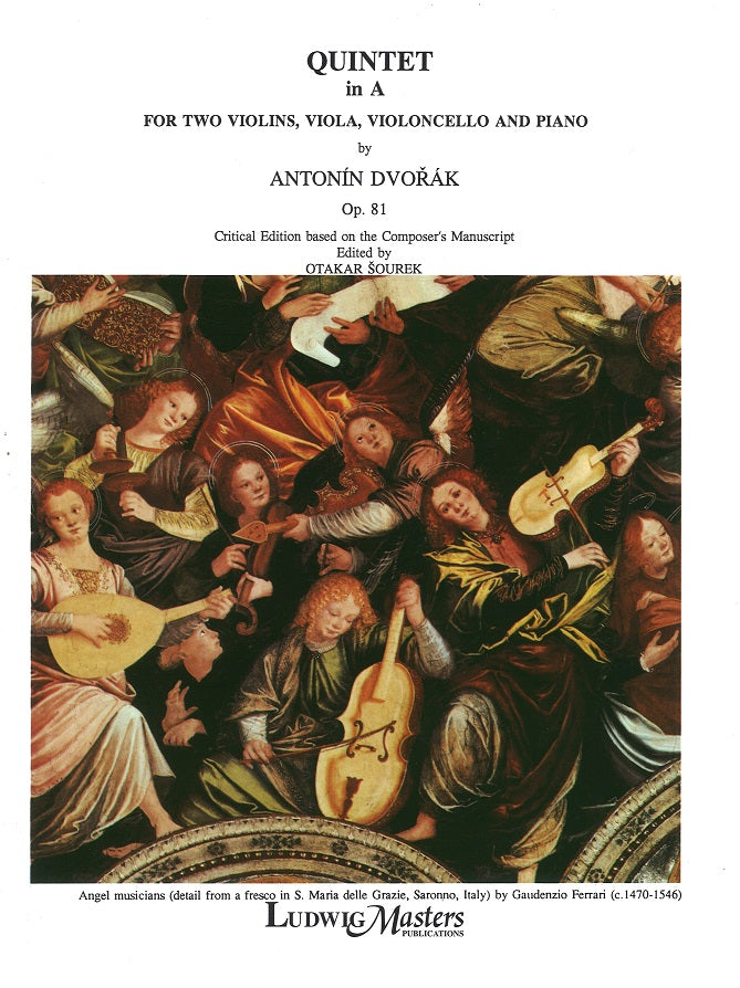 Dvorak, Piano Quintet op. 81 in A, B 155 (Masters Music)