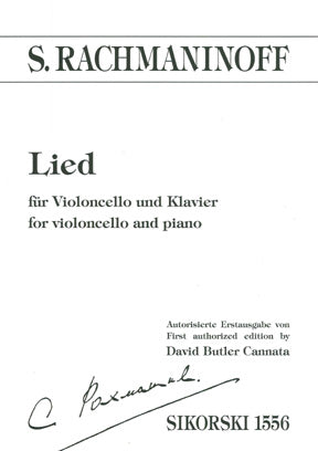 Rachmaninoff, Lied (Sikorski)