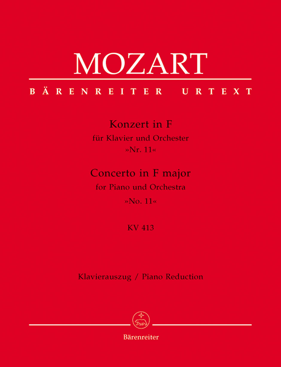 Mozart, Concerto KV 413 in F (No 11) (Barenreiter)