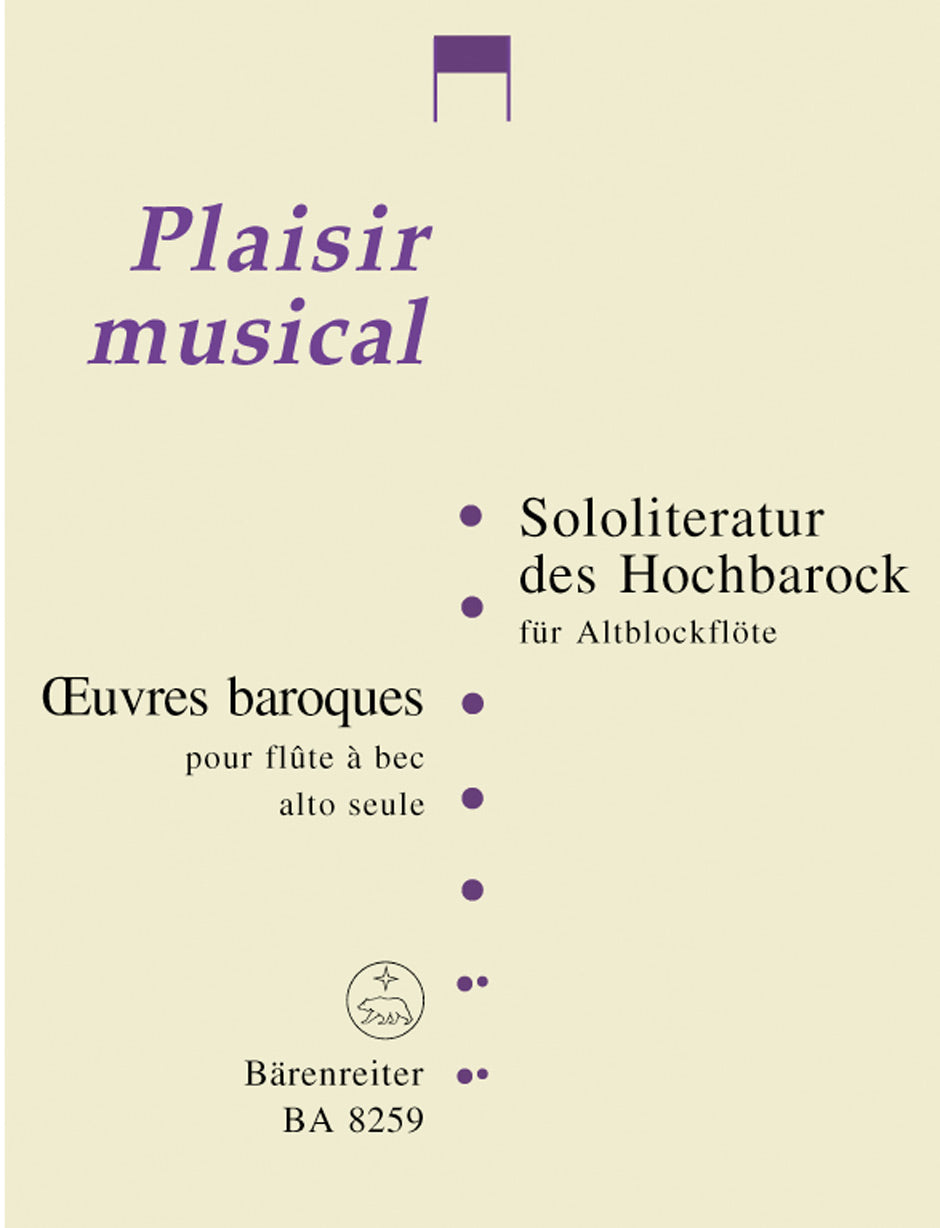 Sololiteratur der Hochbarock (Barenreiter)