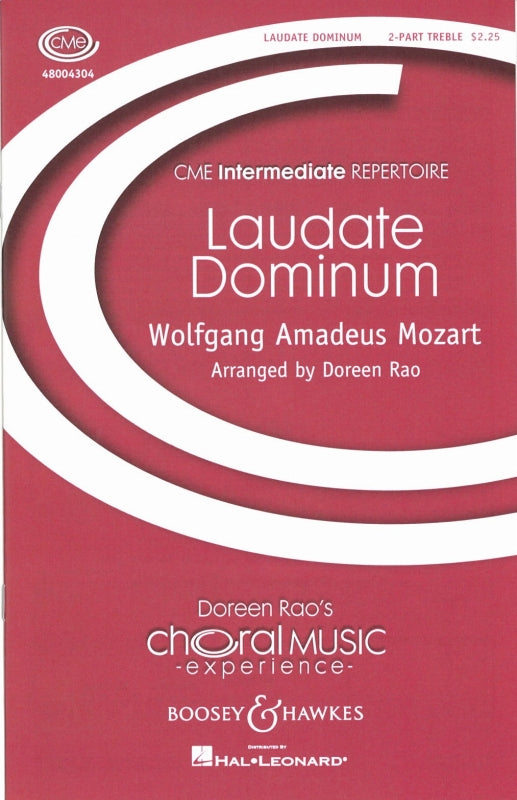 Mozart, Laudate Dominum KV 339 (SS) (Boosey)