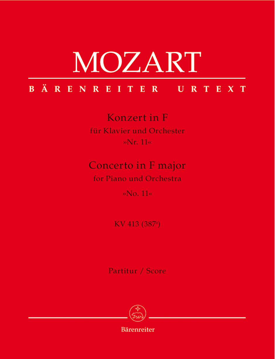 Mozart, Concerto KV 413 in F (Partitur) (Barenreiter)