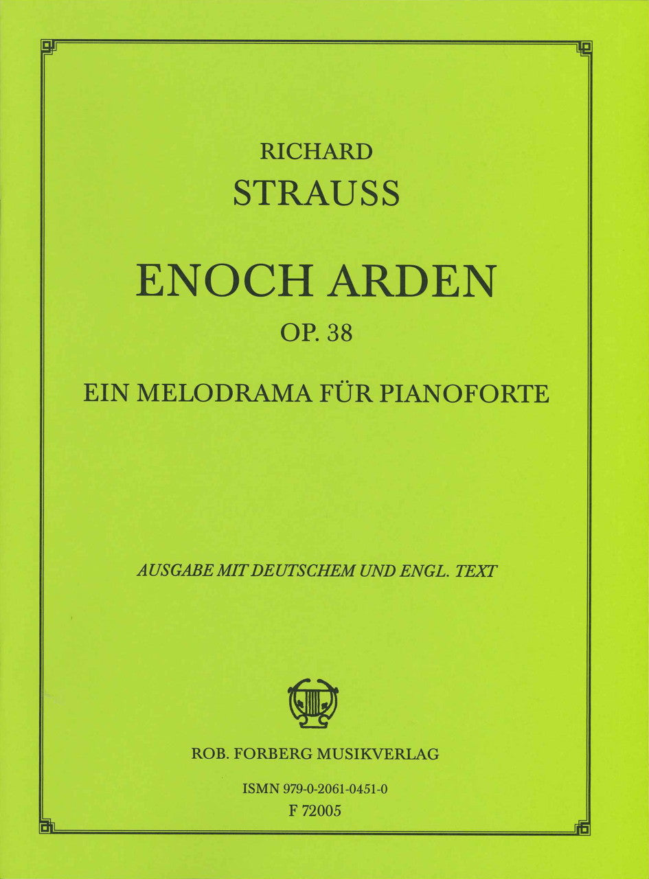 Strauss,R., Enoch Arden op. 38 [E/G] (Forberg)