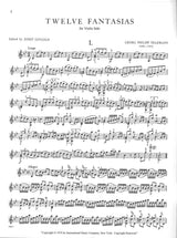 Telemann, 12 Fantasien (Gingold) (IMC)