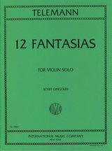 Telemann, 12 Fantasien (Gingold) (IMC)