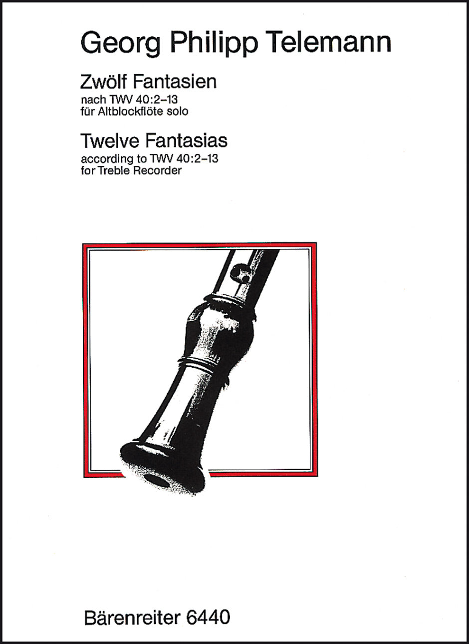 Telemann, Fantasien TWV 40/2-13 (A Solo) (Barenreiter)